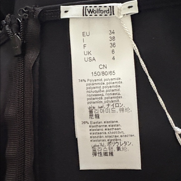Wolford Luxury Designer Warm Up Jumpsuit NWT Size 4 Black - Picture 6 of 14